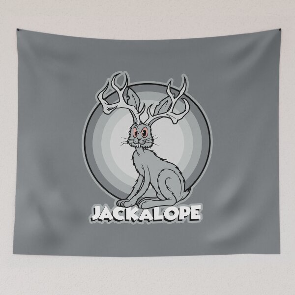 Item preview, Jackalope (with text) - Silverscreen designed and sold by Legion of the Unexplainables.