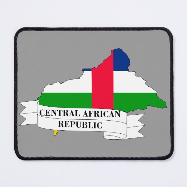 Item preview, Flag map of the Central African Republic designed and sold by visual adventures.