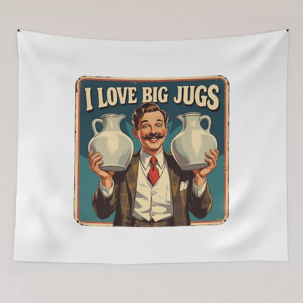 Item preview, I love big jugs designed and sold by NicMacTees.