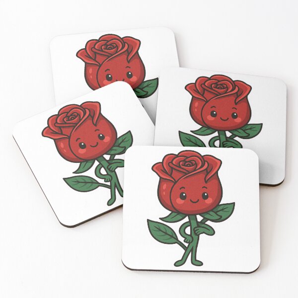 Item preview, Cute Red Rose Character designed and sold by windylize.