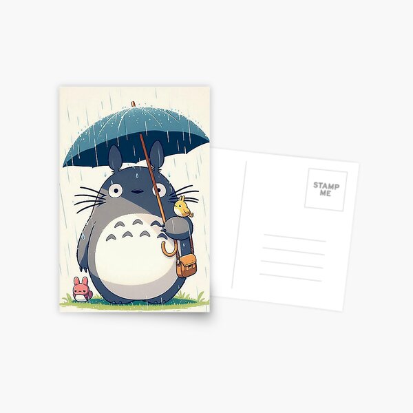 Item preview, wall art totoro, Studio Ghibli-inspired magic designed and sold by Med-th-ewolf.