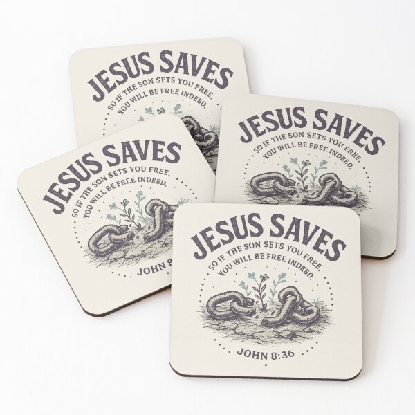 Item preview, John 8:36 – So If the Son Sets You Free designed and sold by SimplySelim.