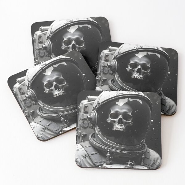 Item preview, Dead Astronaut – Space Horror Skull Art designed and sold by Cleavage Culture.