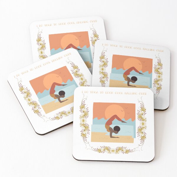 Item preview, I do yoga to look cool falling over designed and sold by podas.