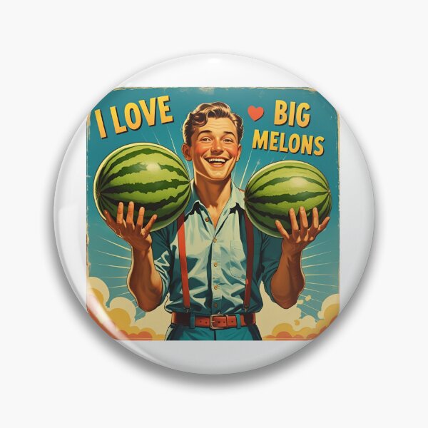 Item preview, I love big melons. designed and sold by NicMacTees.