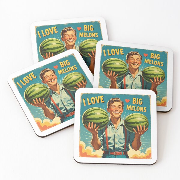 Item preview, I love big melons. designed and sold by NicMacTees.