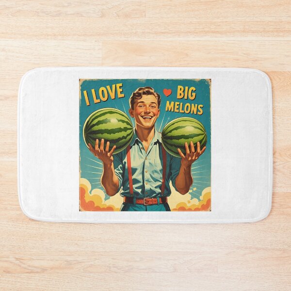 Item preview, I love big melons. designed and sold by NicMacTees.