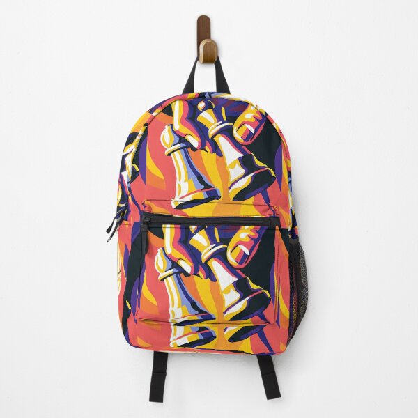 Item preview, Intense Chess Game in Abstract Colors designed and sold by ART ATTACK ZONE.