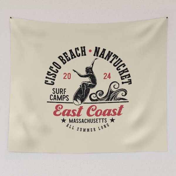 Item preview, Surfing Cisco Beach Nantucket Surf East Coast Massachusetts designed and sold by eclecTEEq.