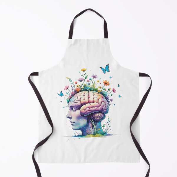 Item preview, Mental Health Floral Brain designed and sold by VibeTCreations.