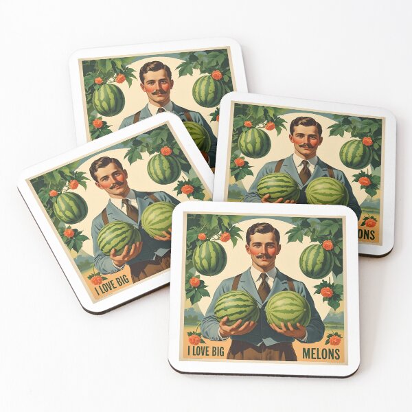 Item preview, I love big melons. designed and sold by NicMacTees.