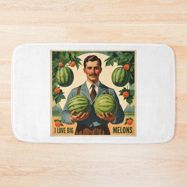 Item preview, I love big melons. designed and sold by NicMacTees.