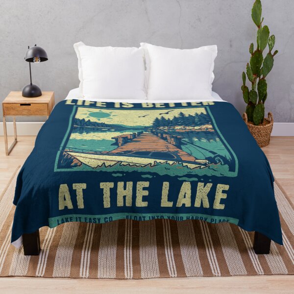 Item preview, Life is Better at the Lake designed and sold by BaffledSnout.