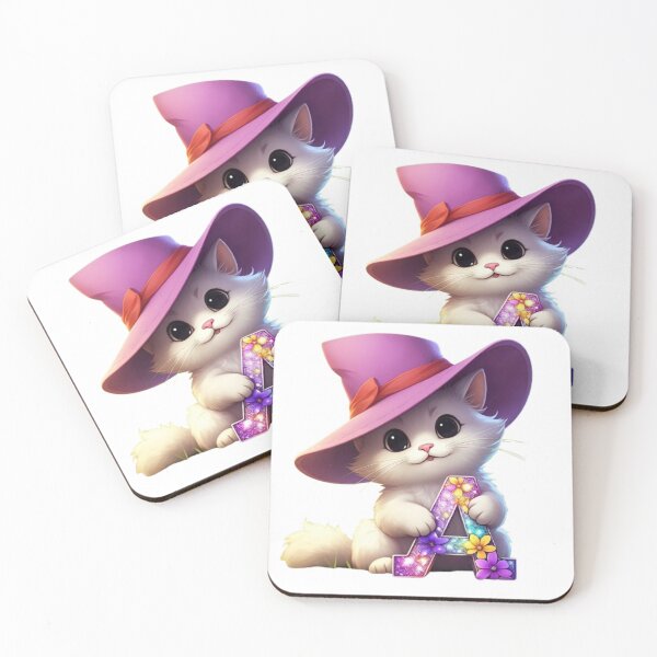 Item preview, Colorful cat sticker wearing hat. designed and sold by Vegasstickers.
