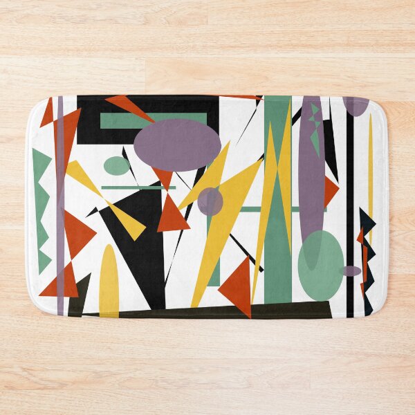 Item preview, Funhouse Abstract Colorful Geometric Shapes and Colors designed and sold by Jessielee72.