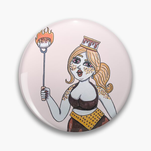Item preview, Dame más, chica pin-up designed and sold by carlyscreations.