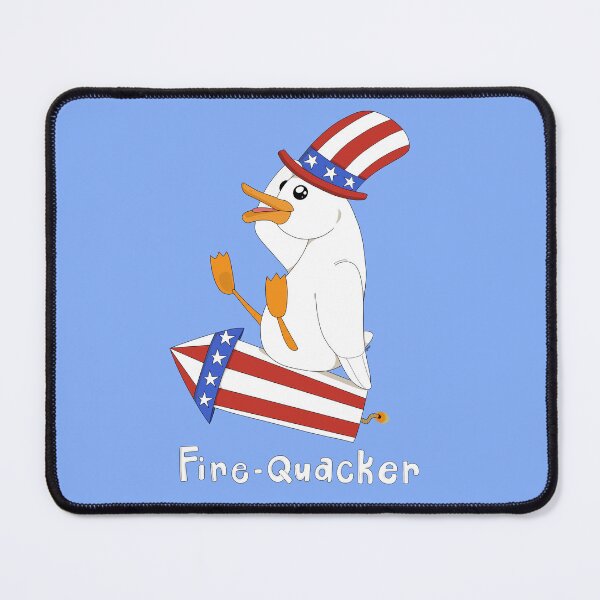 Item preview, Fire-Quacker Sticker designed and sold by LittleRockArt.