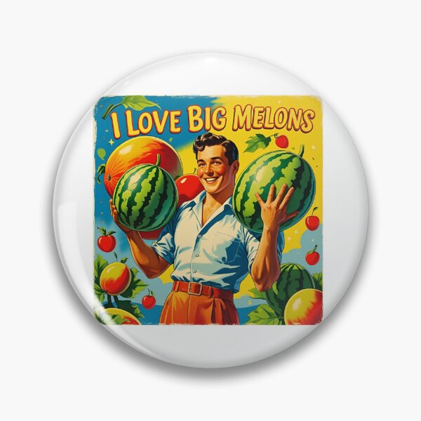 Item preview, I love big melons. designed and sold by NicMacTees.