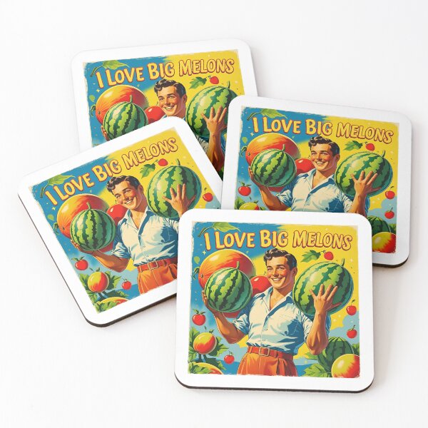Item preview, I love big melons. designed and sold by NicMacTees.