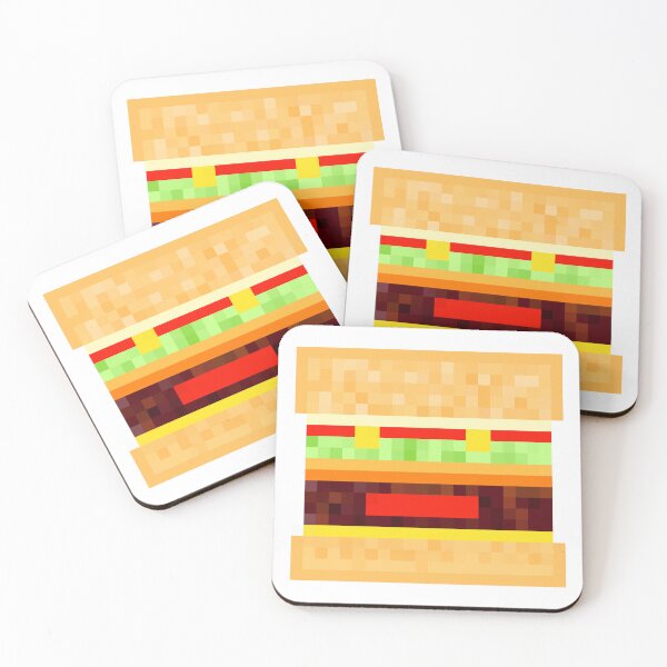 Aperçu de l'œuvre Blocs Rétro - Burger Bloc créée et vendue par Retro Blocs.