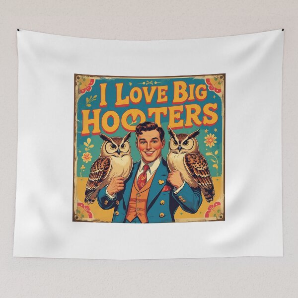 Item preview, I love big Hooters.  designed and sold by NicMacTees.