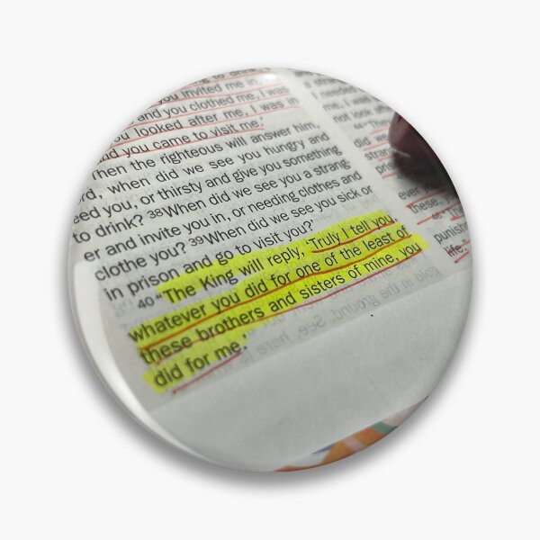 Item preview, Matthew 25 40 picture designed and sold by BorogroveRaven.