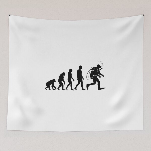 Item preview, Trendy Funny Sucba Diving Evoulution designed and sold by SOUFIANE1991.