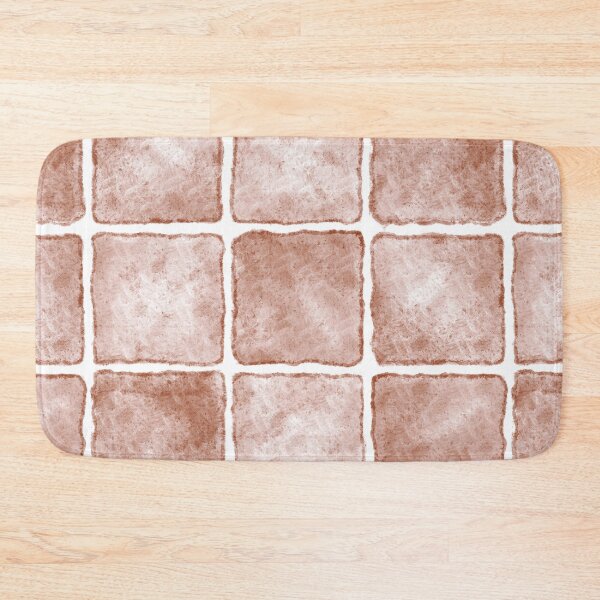 Item preview, Square Mediterranean Stone Tiles - red designed and sold by Anis Illustration.