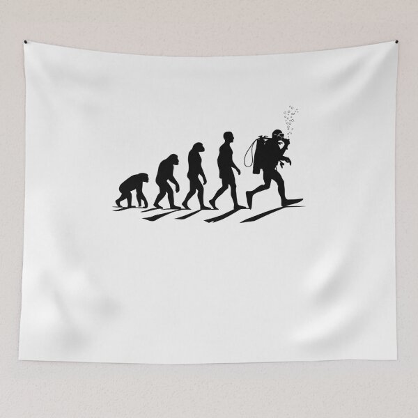 Item preview, Trendy Funny Sucba Diving Evoulution designed and sold by SOUFIANE1991.