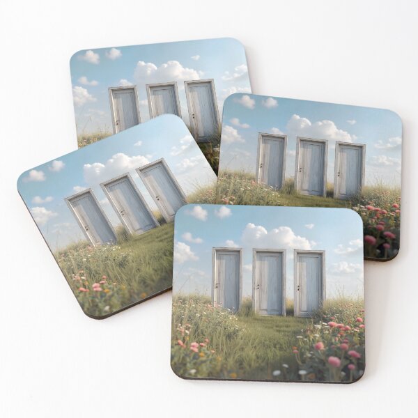 Item preview, Three Doors In a Wildflower Meadow designed and sold by Maria Dryfhout.