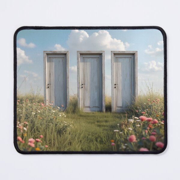 Item preview, Three Doors In a Wildflower Meadow designed and sold by Maria Dryfhout.