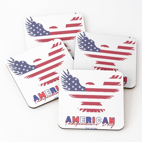 Item preview, American Independence Day Eagle – July 4th USA Flag Design designed and sold by SDFsignature.