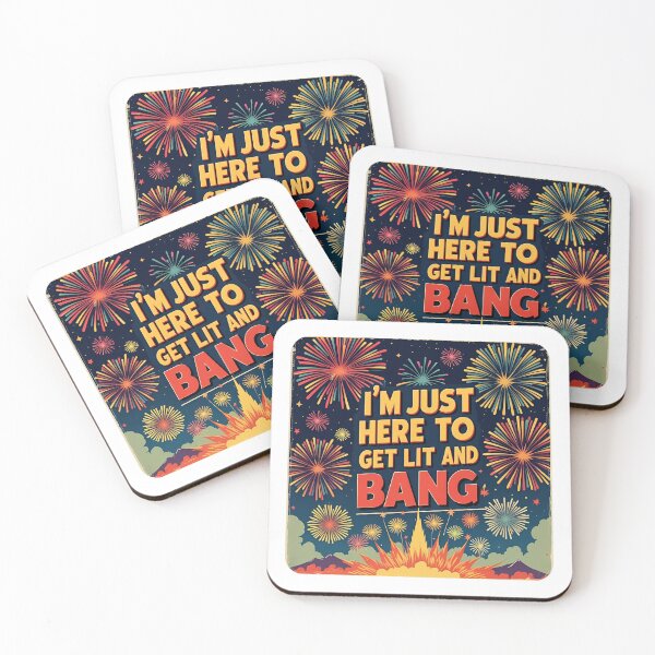 Item preview, I'm just here to get lit and bang. designed and sold by NicMacTees.