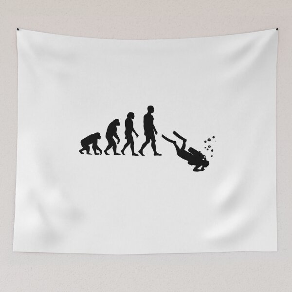 Item preview, Trendy Funny Sucba Diving Evoulution designed and sold by SOUFIANE1991.