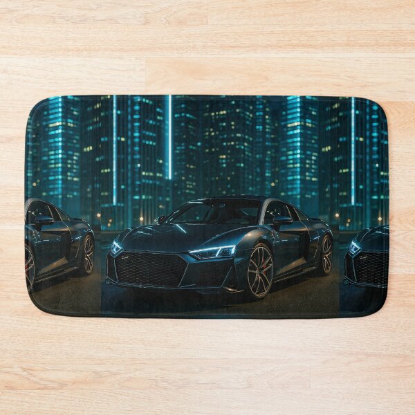 Item preview, Sports Car Shining In Neon Lit Cyberpunk Cityscape designed and sold by RevUpDesign.