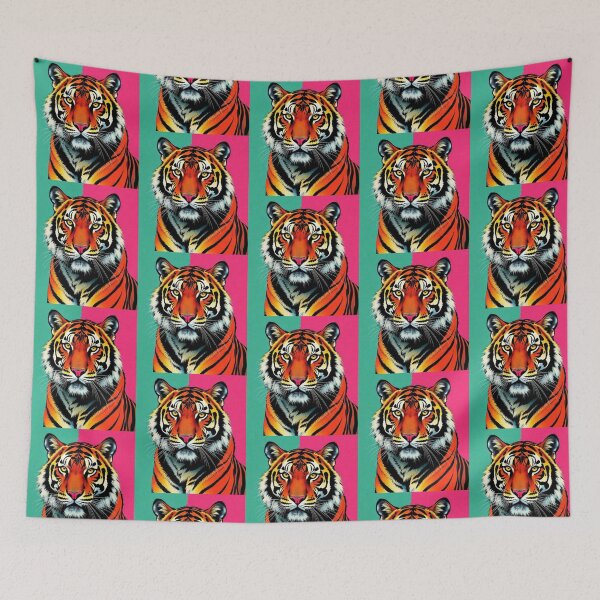 Item preview, Popart style tiger  designed and sold by Dogandesighn.