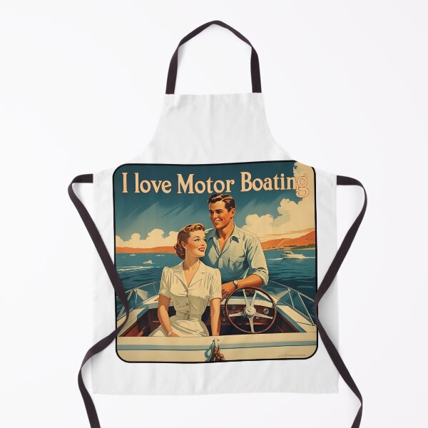 Item preview, I love motor boating. designed and sold by NicMacTees.
