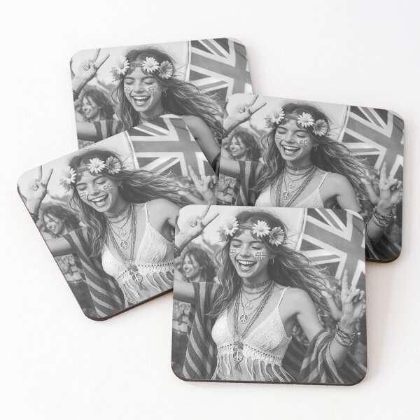 Item preview, Boho Festival Brit Flag designed and sold by PyxieZen.