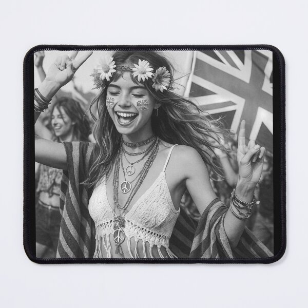 Item preview, Boho Festival Brit Flag designed and sold by PyxieZen.
