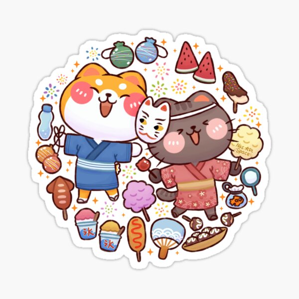 Item preview, Japanese Summer Festival designed and sold by NasDoodleArt.