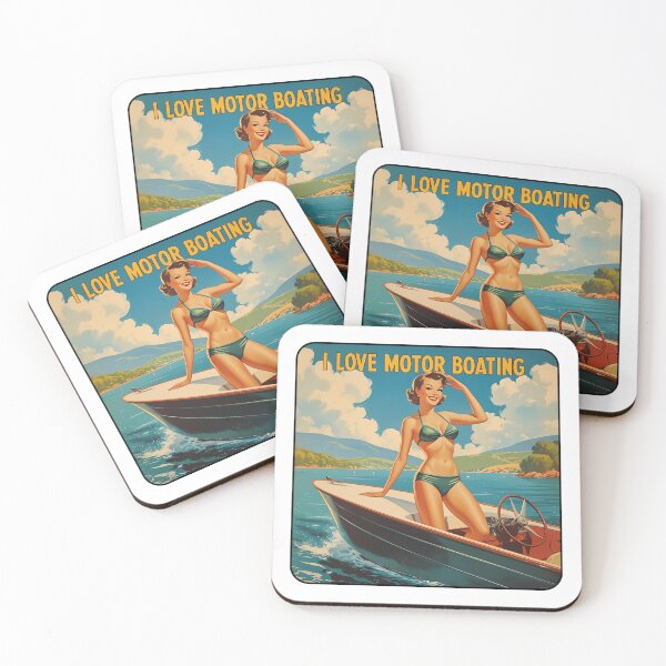 Item preview, I love motor boating.  designed and sold by NicMacTees.
