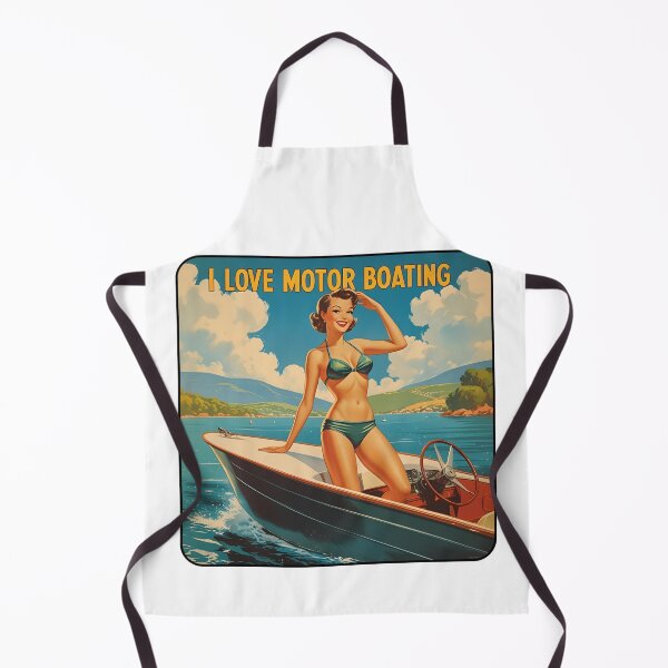 Item preview, I love motor boating. designed and sold by NicMacTees.