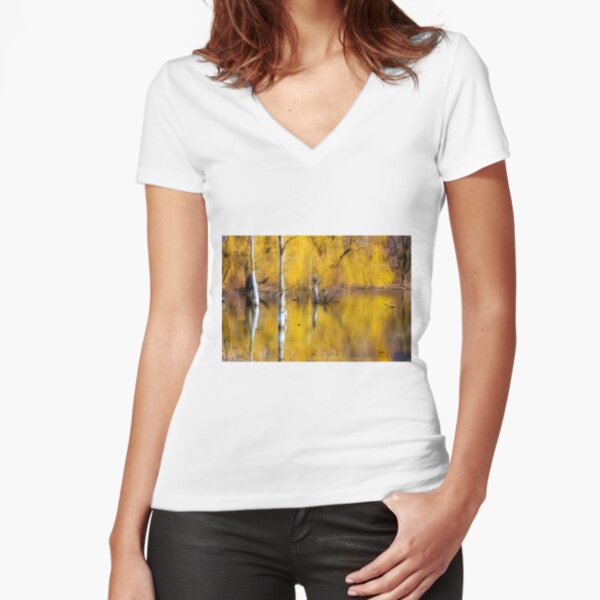 Fitted V-Neck T-Shirt