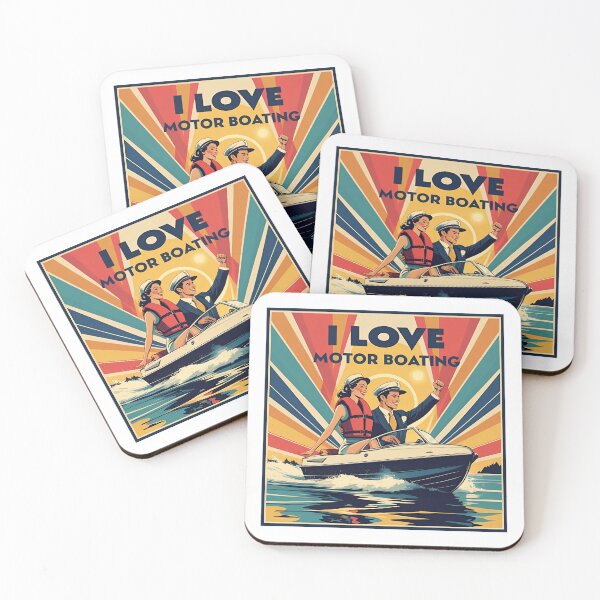 Item preview, I love motor boating.  designed and sold by NicMacTees.