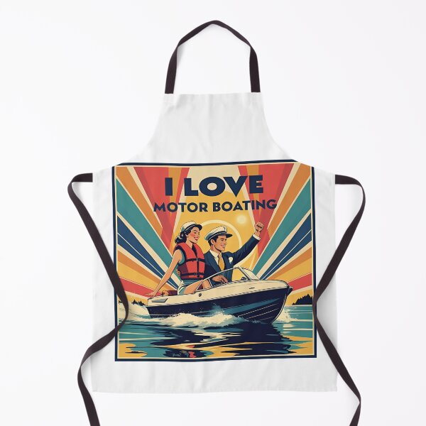 Item preview, I love motor boating. designed and sold by NicMacTees.
