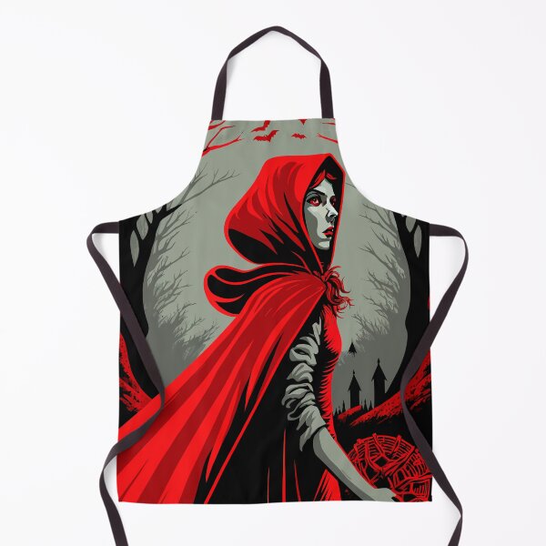 Item preview, Little Red Riding Hood Fairy Tale Art – Classic Storybook Illustration, Red Cloak, Enchanted Forest, Book Lover Gift designed and sold by Design Atlas.
