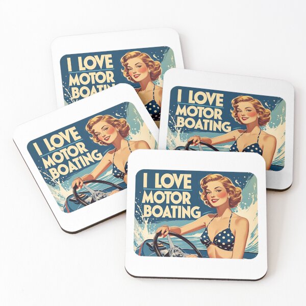 Item preview, I love motor boating.  designed and sold by NicMacTees.