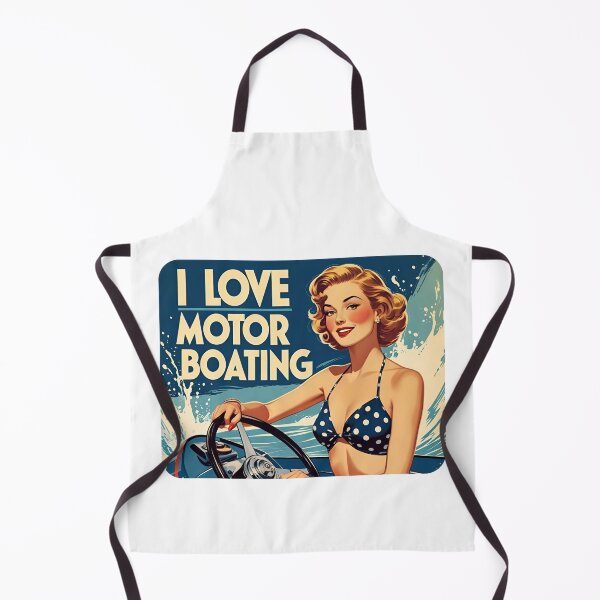 Item preview, I love motor boating. designed and sold by NicMacTees.