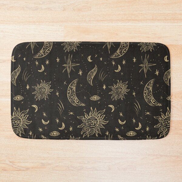 Item preview, Celestial Boho Black Pattern designed and sold by Anis Illustration.