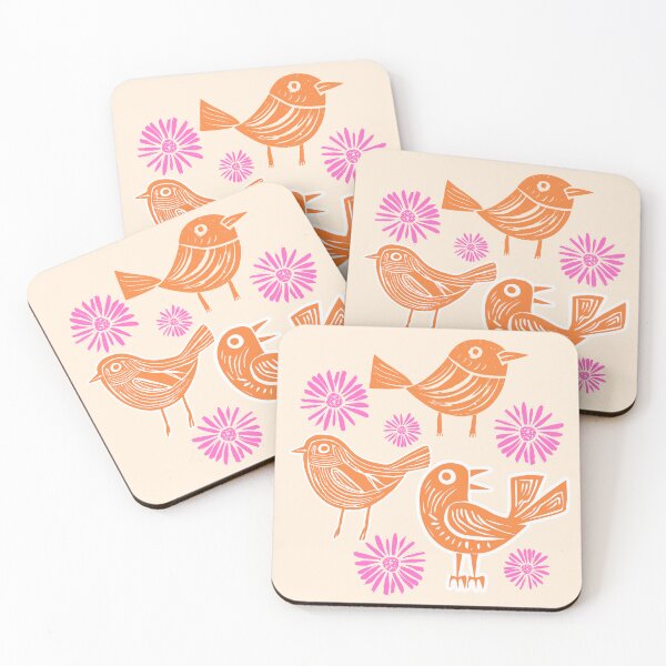 Item preview, Woodcut Bird Design designed and sold by TurquoiseBird.